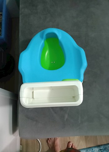 Mavi Bebek Lazımlık ve Tuvalet Eğitimi Seti - Görsel 4