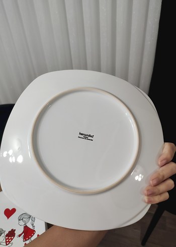 keramika marka 6 adet servis tabağı - Görsel 3