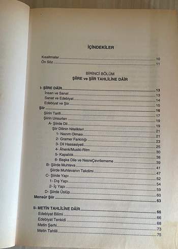 Metin Tahlillerine Giriş 1 - Şiir Kitabı