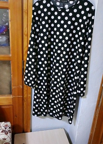 Uzun Kollu Puantiyeli Hamile Bluzu - Görsel 5