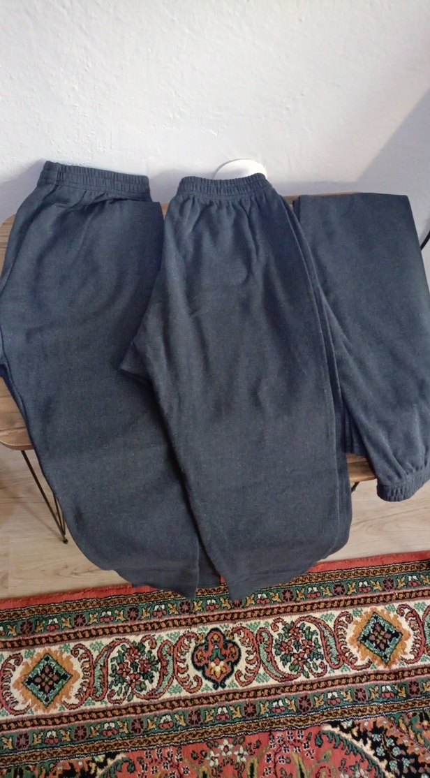 Gri Midi Denim Kadın Pantolon - Görsel 4