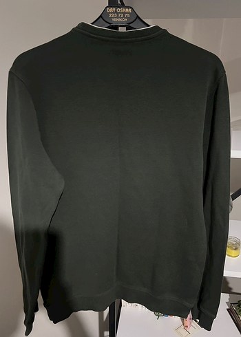Pierre Cardin Pierre cardin Erkek koyu YEŞİL Crew Neck Sweatshirt