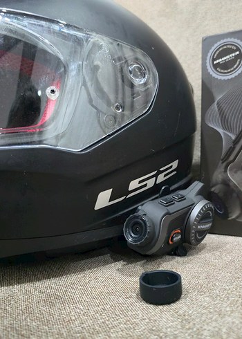 KnMaster KN1200C (PRO) Kameralı Motosiklet Bluetooth İntercom - Görsel 3