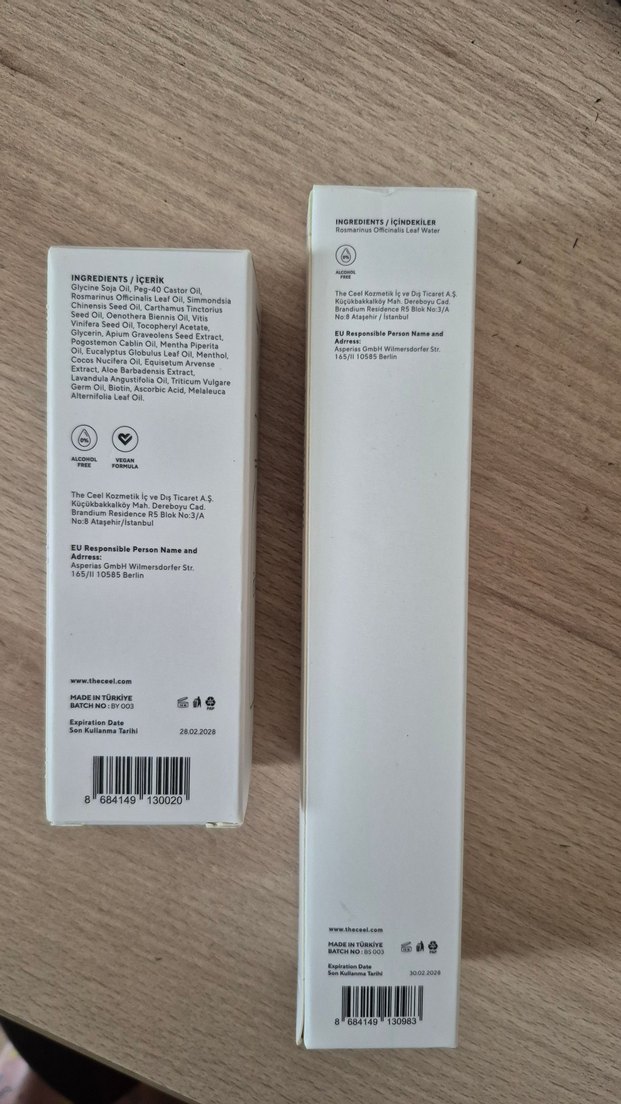 The CEEL Biberiye Saç Yağı ve Saf Biberiye Suyu Seti - Görsel 2