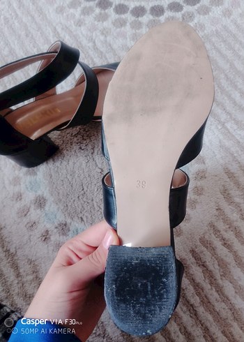 Siyah topuklu Ayakkabı - Görsel 6