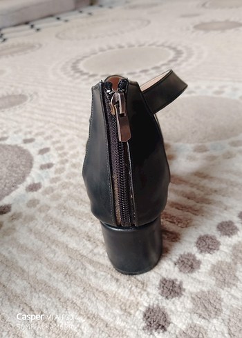 Siyah topuklu Ayakkabı - Görsel 4