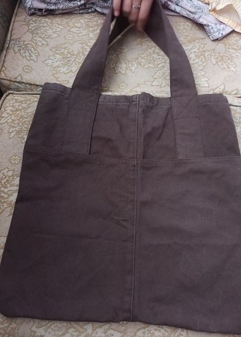 Kahverengi kot Kadın Çantası - Görsel 8