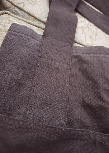 Kahverengi kot Kadın Çantası - Görsel 7