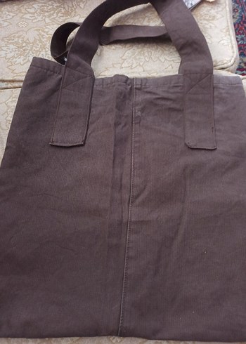 Kahverengi kot Kadın Çantası - Görsel 5