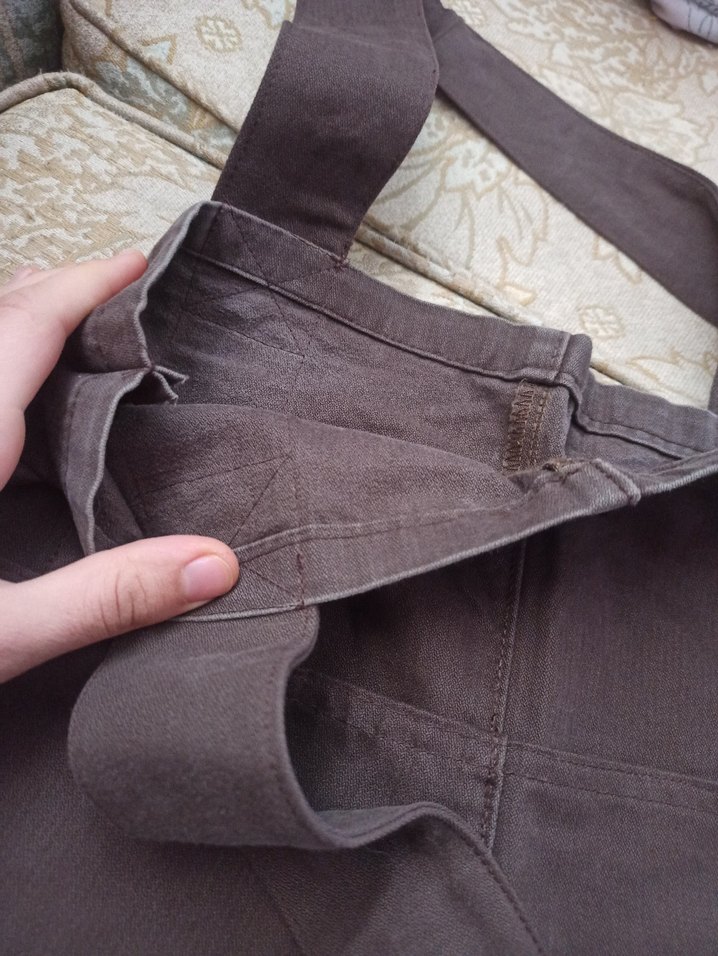 Kahverengi kot Kadın Çantası - Görsel 3