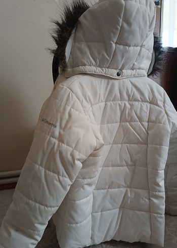 s Beden beyaz Renk Kadın Beyaz Suni Kürklü Kışlık Mont