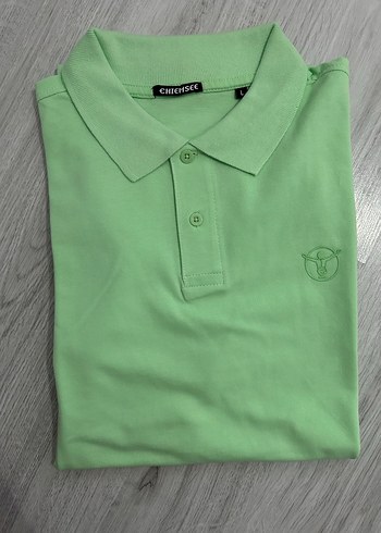 Yeşil Düğmeli Erkek Polo Tişört