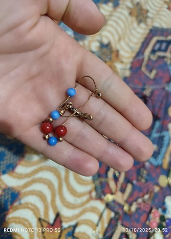 Renkli Boncuklu Kadın Bileklik - Görsel 2