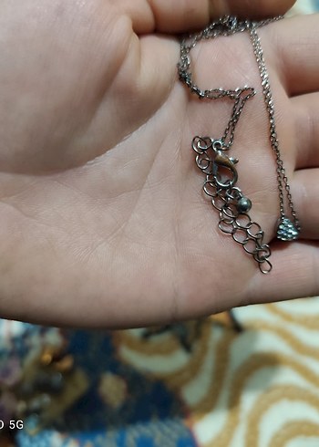 Taş Detaylı Zincir Bohem Midi Kolye - Görsel 2