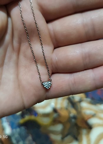 Taş Detaylı Zincir Bohem Midi Kolye - Görsel 3