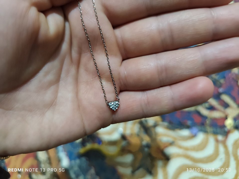 Taş Detaylı Zincir Bohem Midi Kolye - Görsel 3