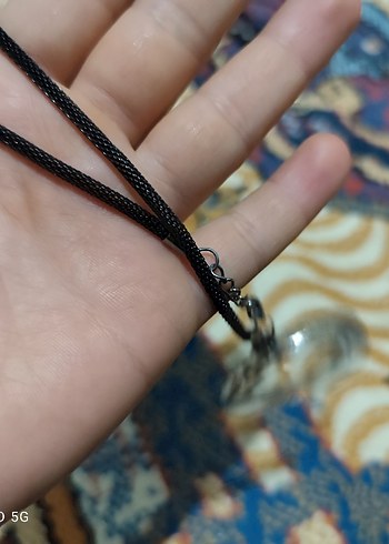 Yılan Desenli Zincir Detaylı Kadın uzun kolye - Görsel 4