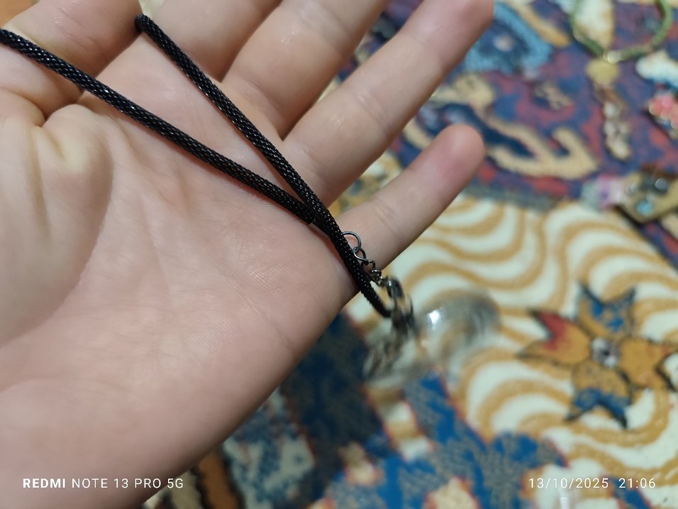 Yılan Desenli Zincir Detaylı Kadın uzun kolye - Görsel 4