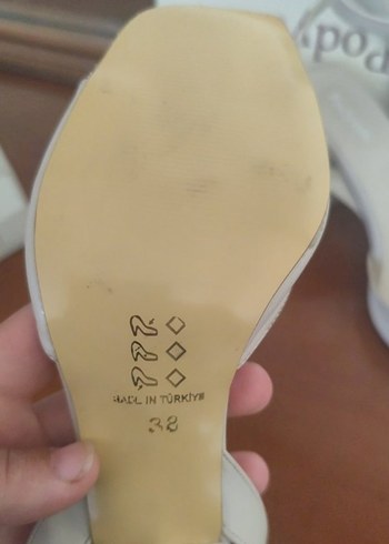 Bej Klasik Kadın Topuklu Ayakkabı - Görsel 6