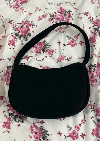 Fermuarlı Siyah Kadın Omuz Çantası - Görsel 2