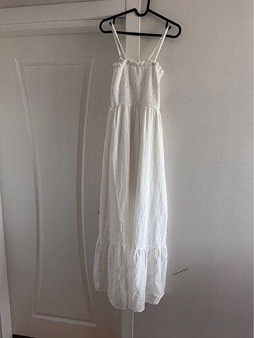 Ecrou Keten Elbise - Görsel 5