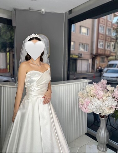 Saten Gelinlik - Görsel 4