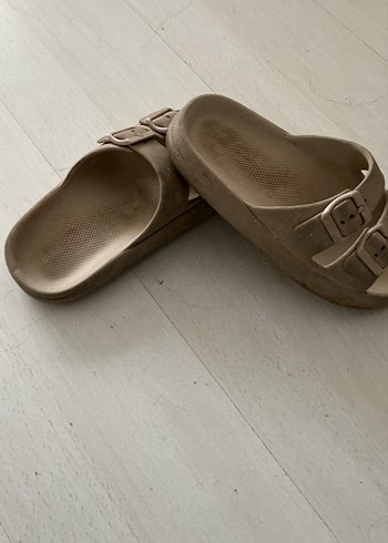 Bej rengi 38 39 sandalet - Görsel 3