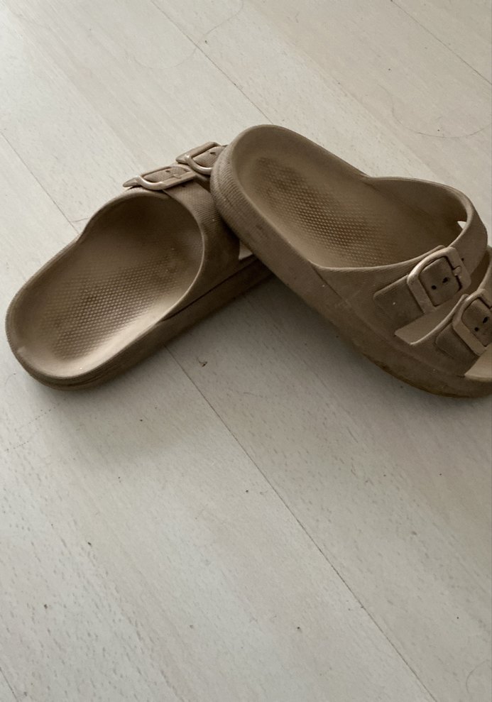 Bej rengi 38 39 sandalet - Görsel 3