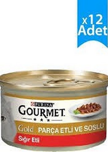 Purina Gourmet Sığır Etli Parça Etli Kedi Kon. 1 Adet Fiyatıdır