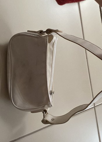 Beden Minimalist Beyaz Deri Kadın Omuz Çantası