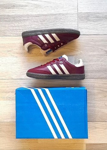 Bordo Kadın Spor Ayakkabı Velcro Detaylı