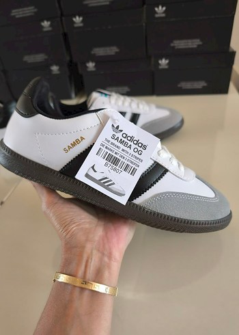40 Beden Adidas Samba OG Beyaz Gri Kadın Sneaker