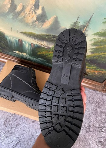 Erkek Siyah Kürklü Bot - Görsel 7