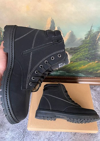 Erkek Siyah Kürklü Bot - Görsel 4