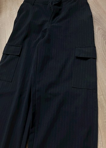 Lacivert Bol Paça Pantolon - Görsel 6