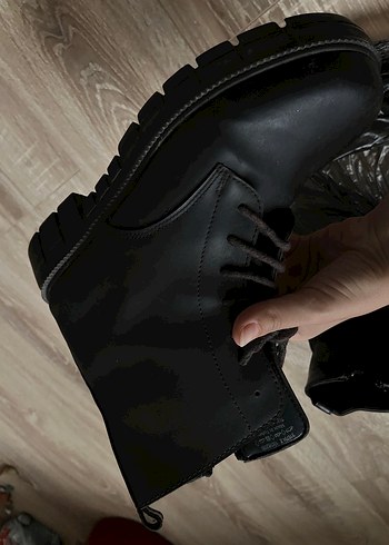 Kahverengi Deri Goth Bot - Görsel 4