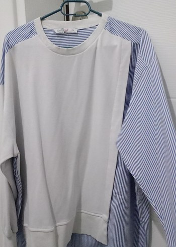 Pamuklu, Uzun Kollu, Baskılı Kadın Sweatshirt - Görsel 3