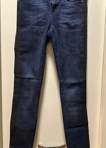 Kadın Lacivert Normal Boy Denim Pantolon
