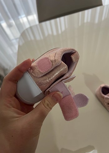 Kız Bebek Pembe Fırfırlı İlk Adım Ayakkabısı - Görsel 3