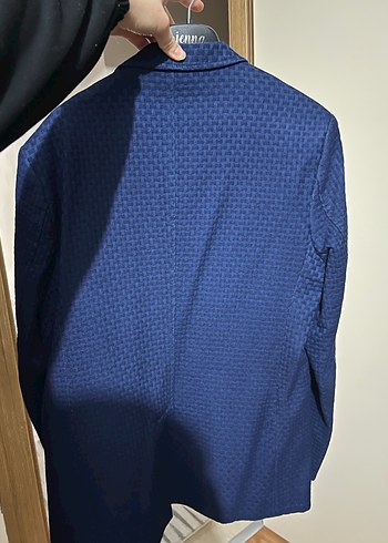 Erkek Lacivert Düğmeli Takım Ceketi - Görsel 2