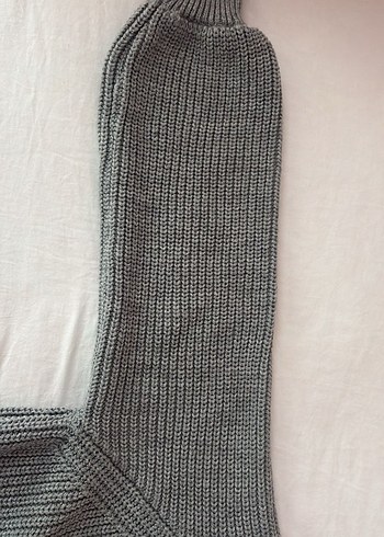 Gri Kadın Kazak - Görsel 4