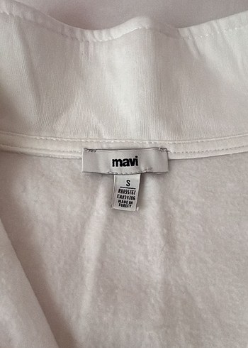 Beyaz Kadın Sweatshirt - Görsel 4