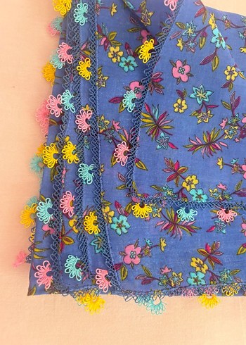 İğne Oyası Pamuklu Yazma - Görsel 2