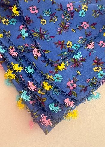 İğne Oyası Pamuklu Yazma - Görsel 3