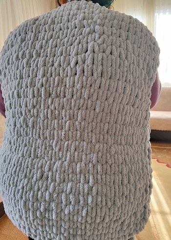 Gri Örgü Süveteri - Görsel 2