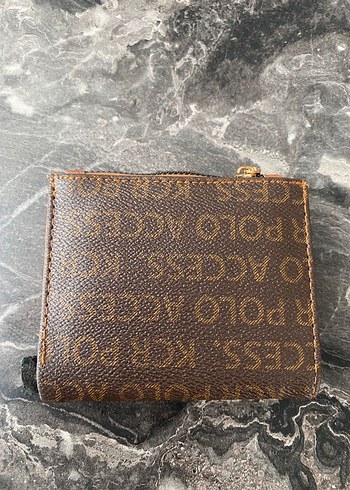 Kahverengi Deri Kadın Cüzdanı Tokalı - Görsel 2