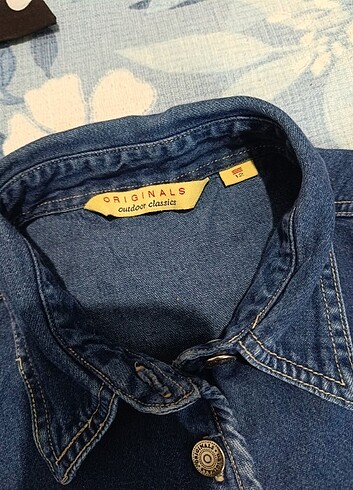 American Apparel Amerikadan jean gomlek