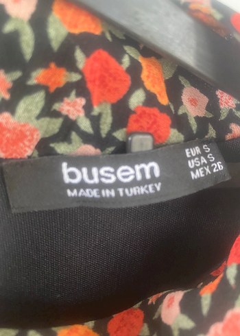 s Beden Bohem Çok Renkli Uzun Kollu Elbise