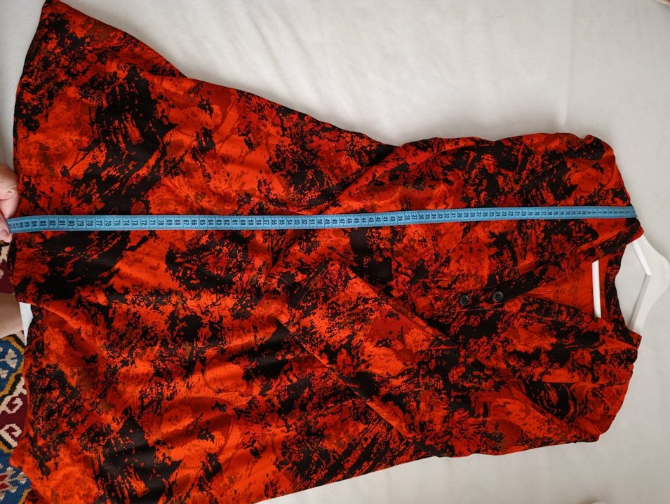 Bohem Desenli Bağlamalı Hamile Elbise - Görsel 4