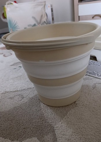 Gri Katlanabilir Bebek Banyo Seti - Görsel 3